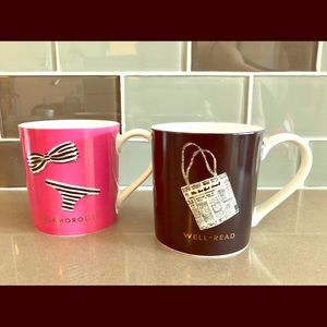 Kate Spade GLAMOROUS Things We Love WELL-READ Mugs